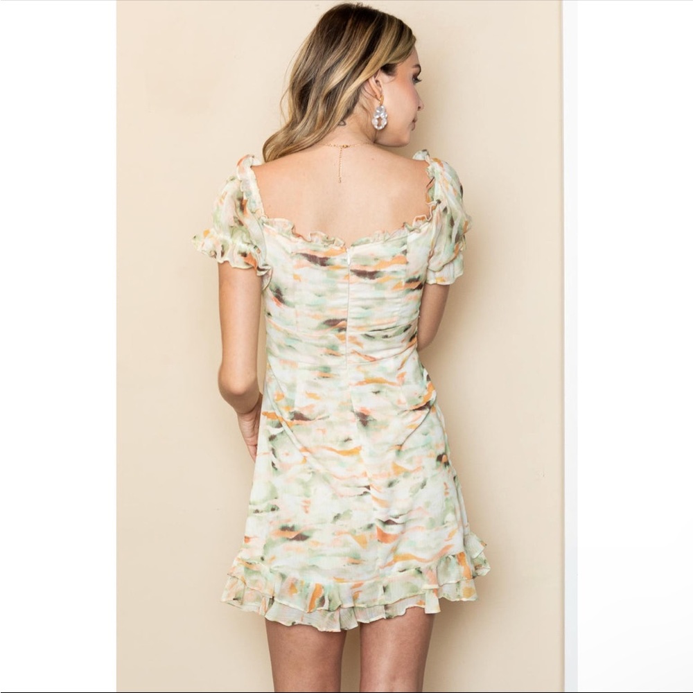 SAINTS & SECRETS CUTOUT DETAIL FLORAL DRESS ❤️IN STORES❤️ - Picture 2 of 5